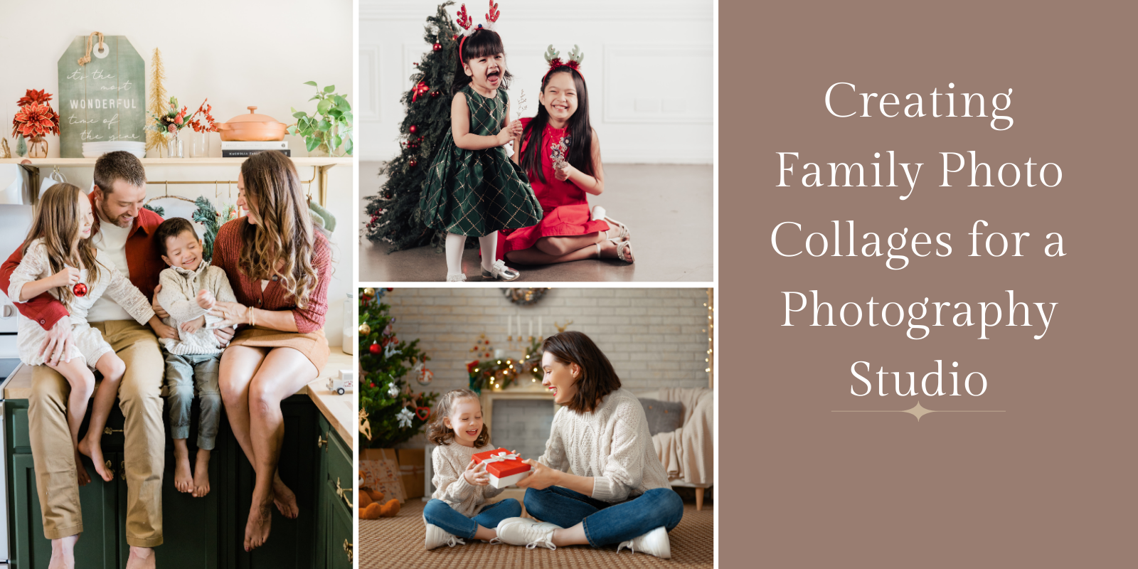 Creating Family Photo Collages for a Photography Studio