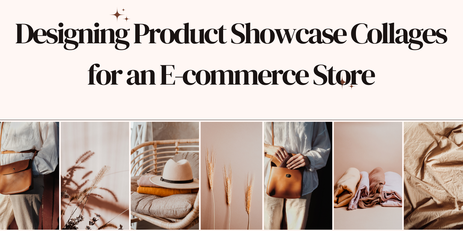 Designing Product Showcase Collages for an E-commerce Store